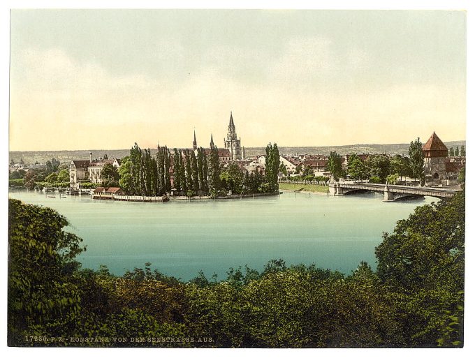 From the Seestrasse, Constance (i.e. Konstanz), Baden, Germany