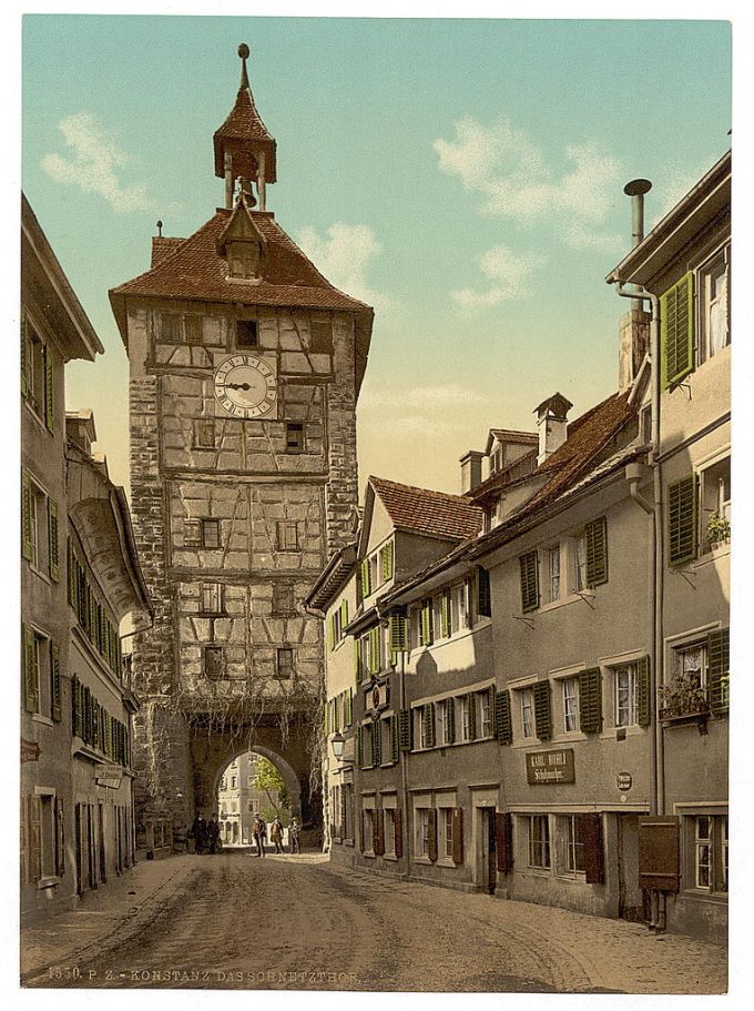 The Schnetzthor, interior, Constance (i.e. Konstanz), Baden, Germany