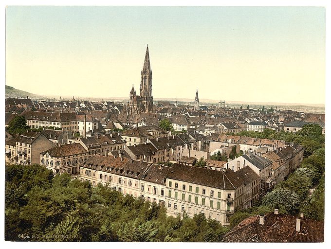 Freiburg, general view, Baden, Germany