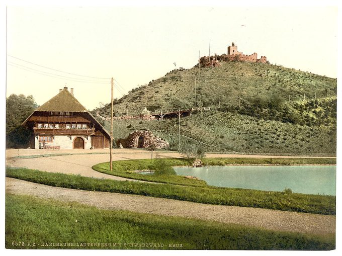 The Lauterberg with Swartzwald House, Karlsruhe, Baden, Germany