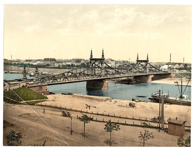 The Neckar Bridge, Mannheim, Baden, Germany