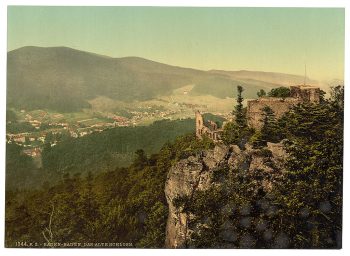 Baden-Baden, Das Alte Schloss, Baden, Germany