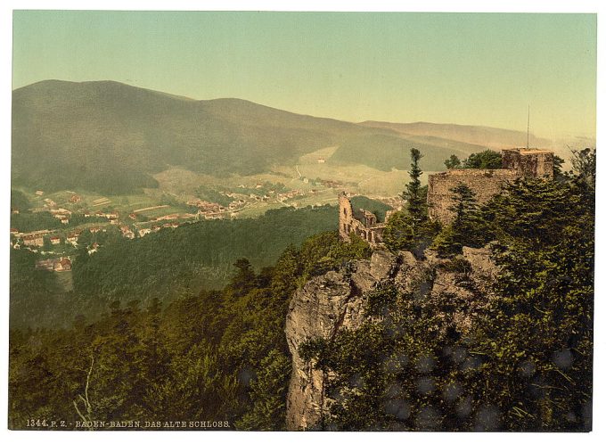Baden-Baden, Das Alte Schloss, Baden, Germany
