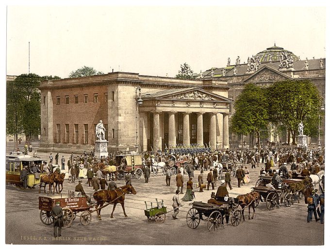 The "New Guard" and street scene, Berlin, Germany