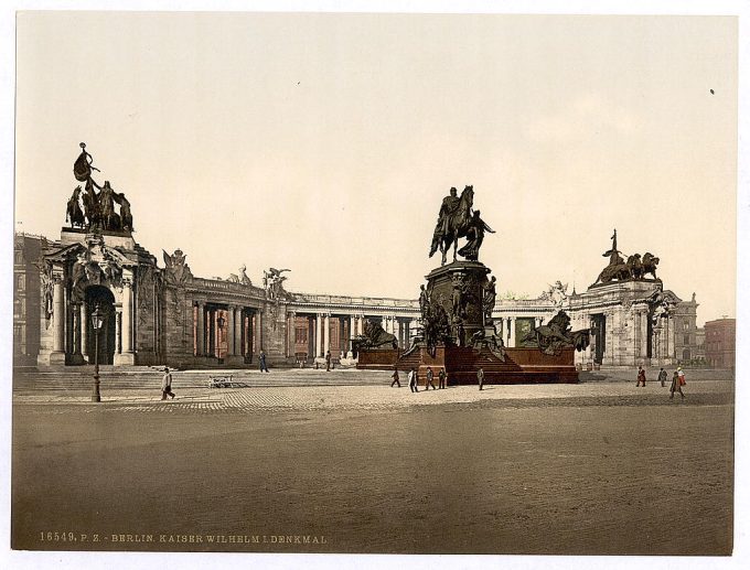 Emperor William I. Monument, general view, Berlin, Germany