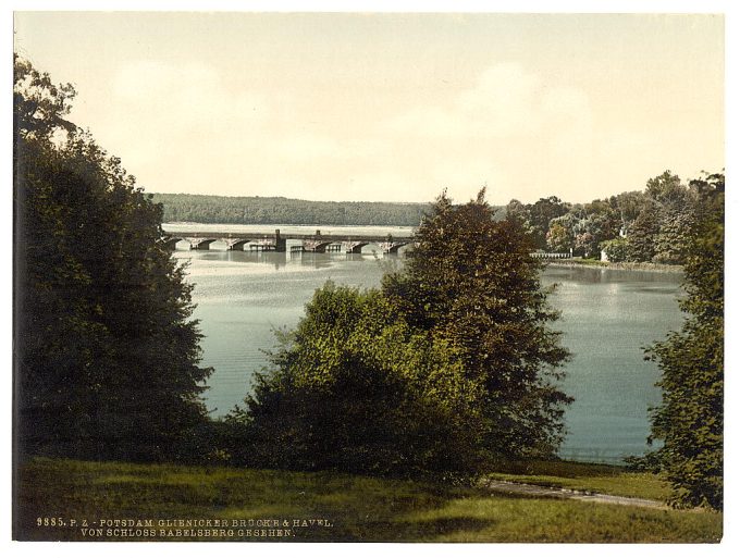 Gleinicker Bridge from Babelsberg, Potsdam, Berlin, Germany