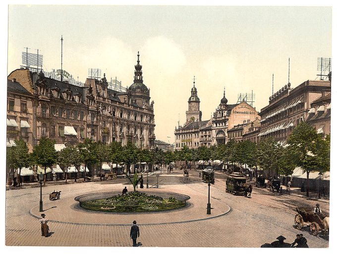 Ross Market, Frankfort on Main (i.e. Frankfurt am Main), Germany