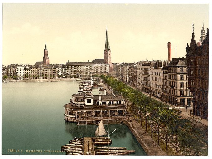 The Alster Cathedral, Junfernsteig, Hamburg, Germany