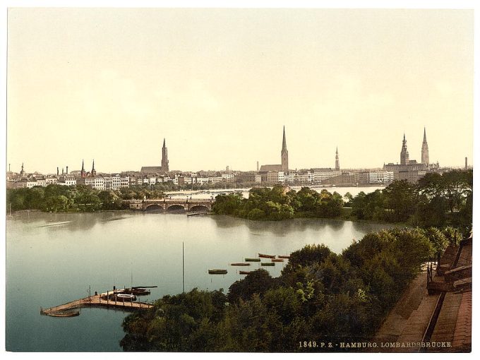 Lombard's Bridge, Hamburg, Germany