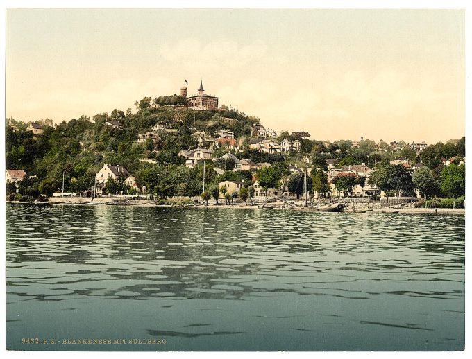 Blankenese with Sullberg, Hamburg, Germany