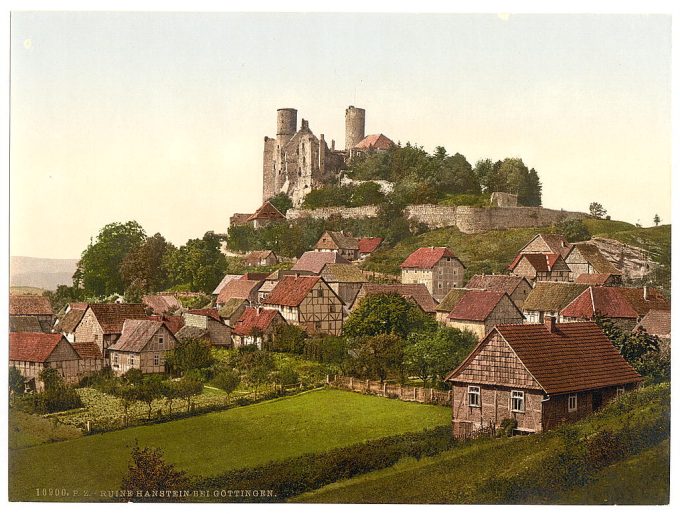 Gottingen Hanstein Ruin, Hanover (i.e. Hannover), Germany