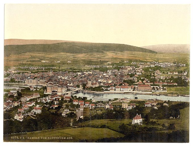 General view, Hameln, Hanover, Germany