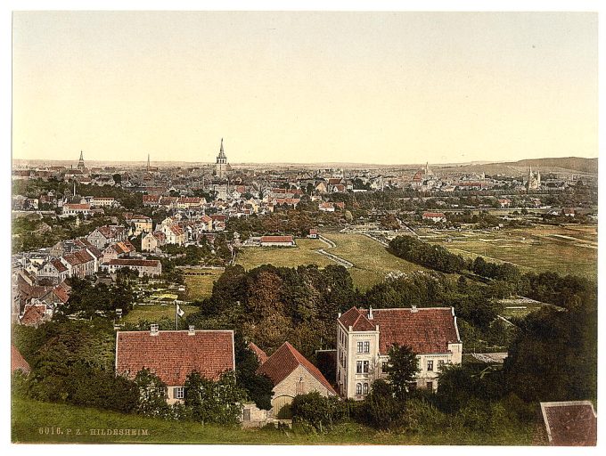 General view, Hildesheim, Hanover, Germany