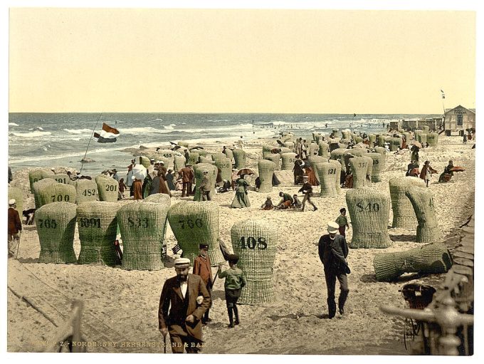 Men's bathing place, Norderney, Germany
