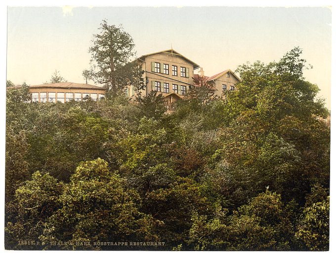 Rosstrappe Restaurant, Thale, Bodethal, Hartz, Germany