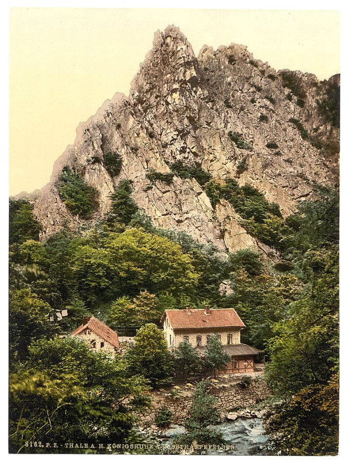 Konigsruhe and Rosstrappenfelsen, Bodethal, Hartz, Germany