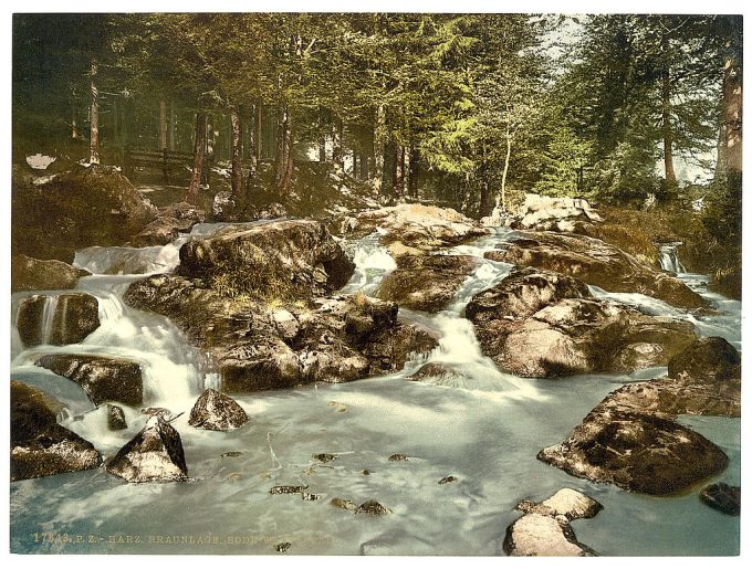 Bode Waterfall, Braunlage, Hartz, Germany