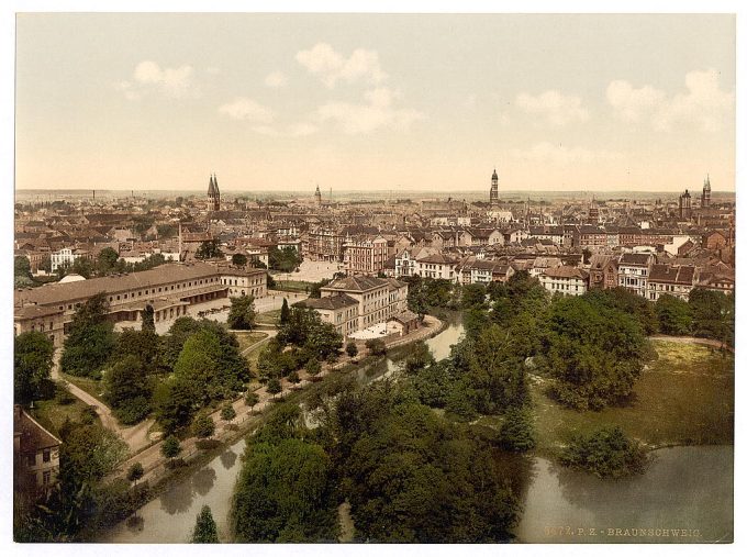 General view, Brunswick (i.e., Braunschweig), Germany