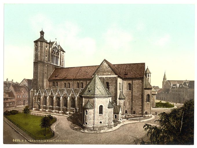 The cathedral, Brunswick (i.e. Braunschweig), Germany