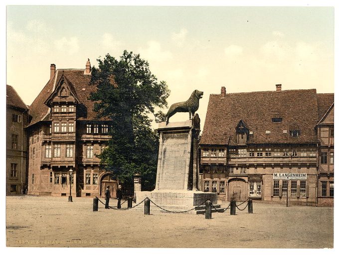 Column of the Lion, Brunswick (i.e. Braunschweig), Germany
