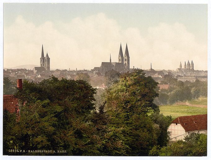 General view, Halberstadt, Hartz, Germany