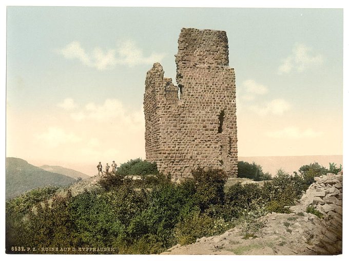 Ruins on the Kyffhausen, Hartz, Germany