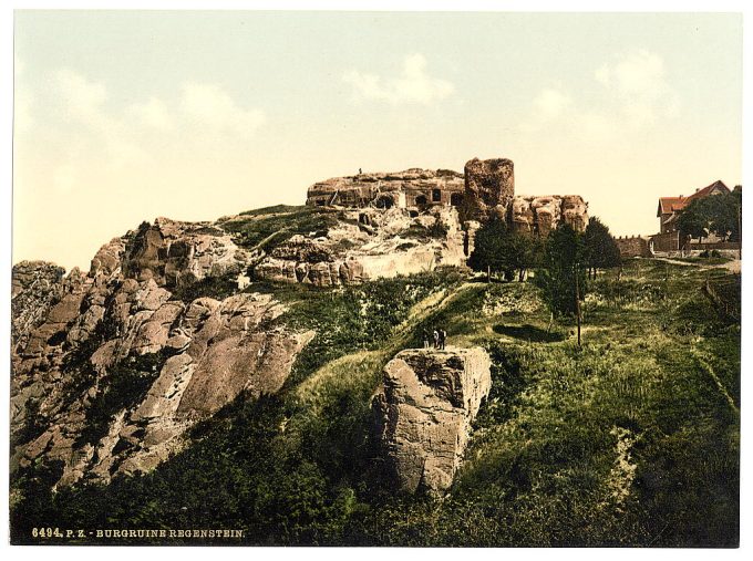 Regenstein Castle near Blankenburg (Ruins), Hartz, Germany