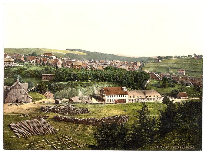 General view, St. Andreasburg, Hartz, Germany