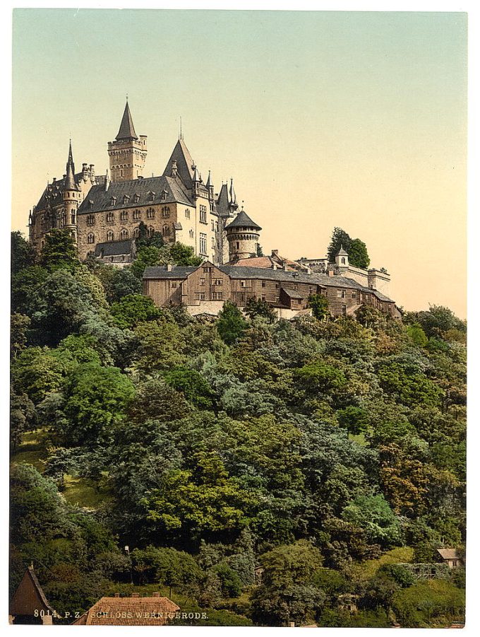 The castle, Wernigerode, Hartz, Germany