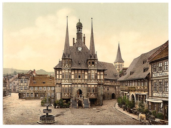 The town hall, Wernigerode, Hartz, Germany