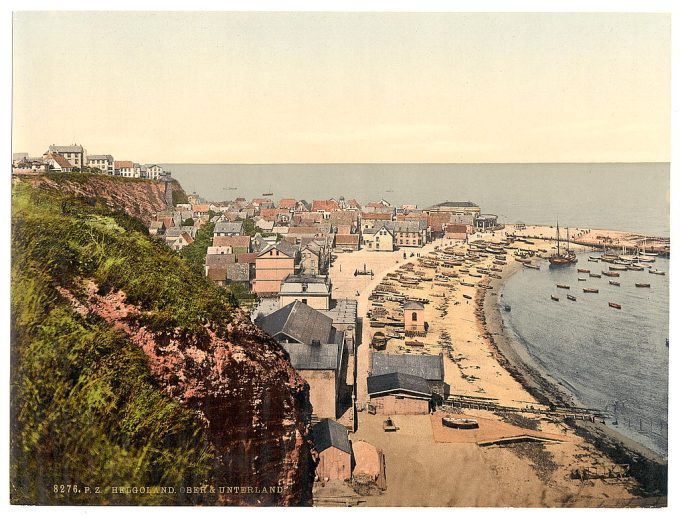 Oberland and Unterland (Upper and Lower Land), Helgoland, Germany