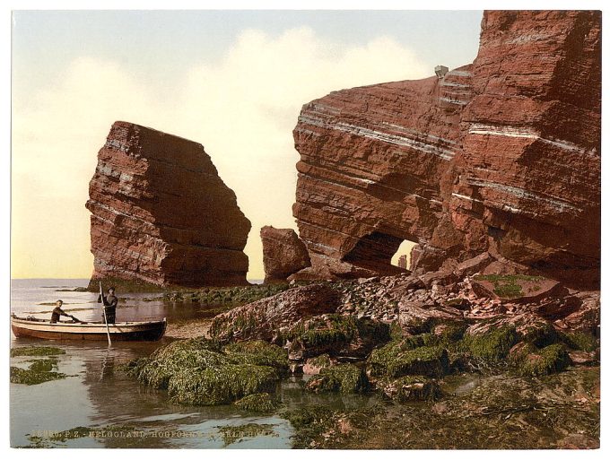 Hog horn and Dark Hole, Helogland, Germany