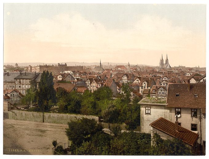 General view, Cassel (i.e, Kassel), Hesse-Nassau, Germany
