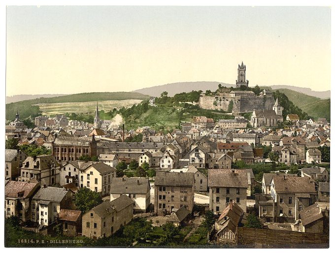 General view, Dillenburg, Hesse-Nassau, Germany