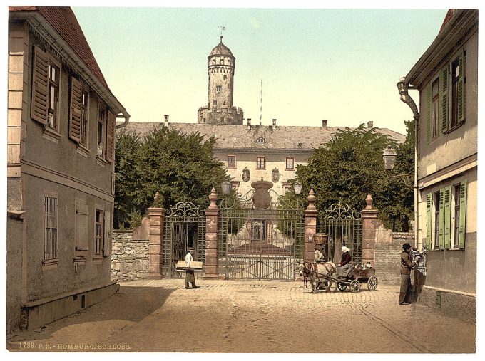 The castle, Homburg (i.e., Bad Homburg vor der Höhe), Hesse-Nassau, Germany