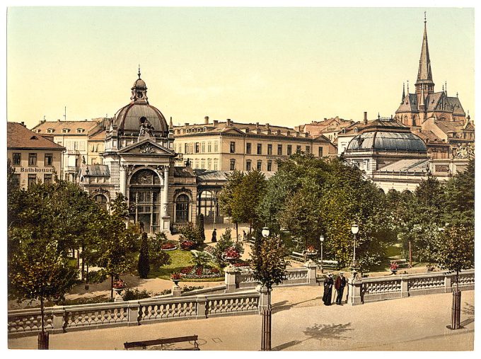 Kochbrunnen, Wiesbaden, Hesse-Nassau, Germany