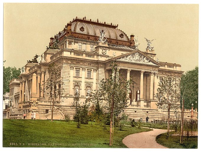 Opera house, Wiesbaden, Hesse-Nassau, Germany