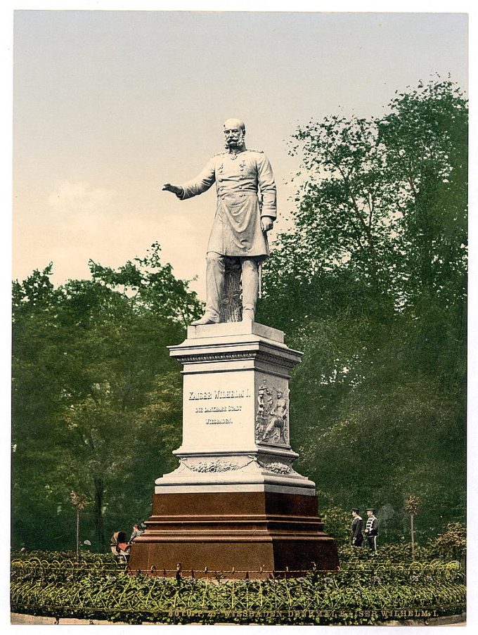 Memorial to Emperor William I., Wiesbaden, Hesse-Nassau, Germany