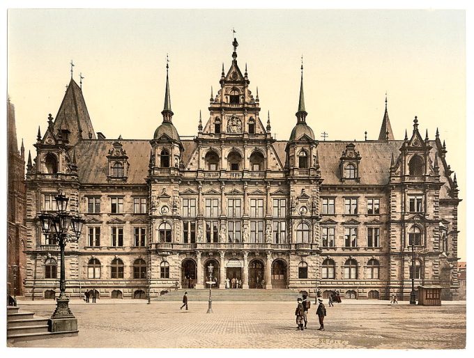 Court House, Wiesbaden, Hesse-Nassau, Germany