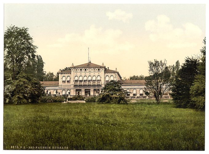 Bad Neuheim (i.e. Bad Nauheim), Kurhaus, Hesse-Nassau, Germany