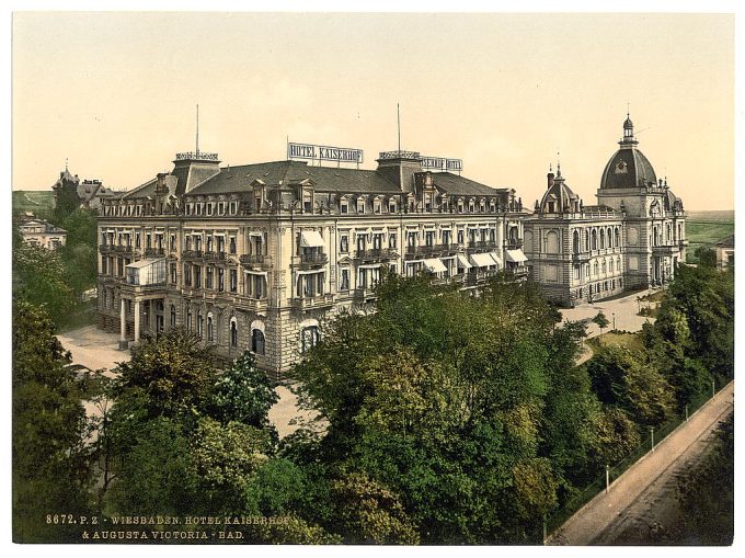 Hotel Kaiserhof and Augusta Victoria Baths, Wiesbaden, Hesse-Nassau, Germany
