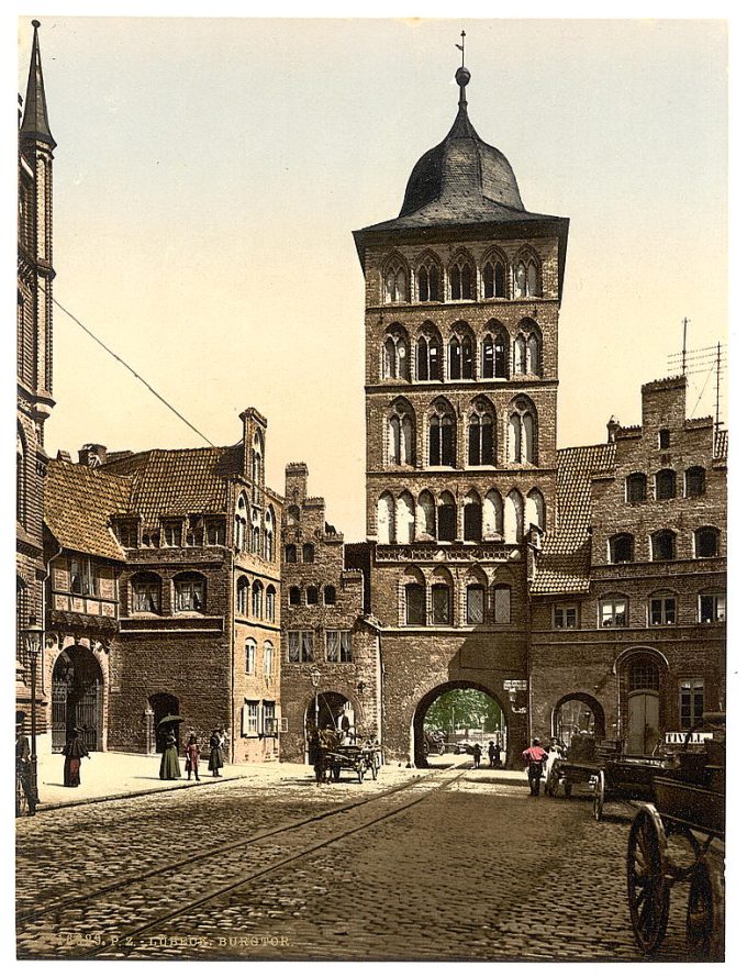 Tower arch, Lubeck, Germany