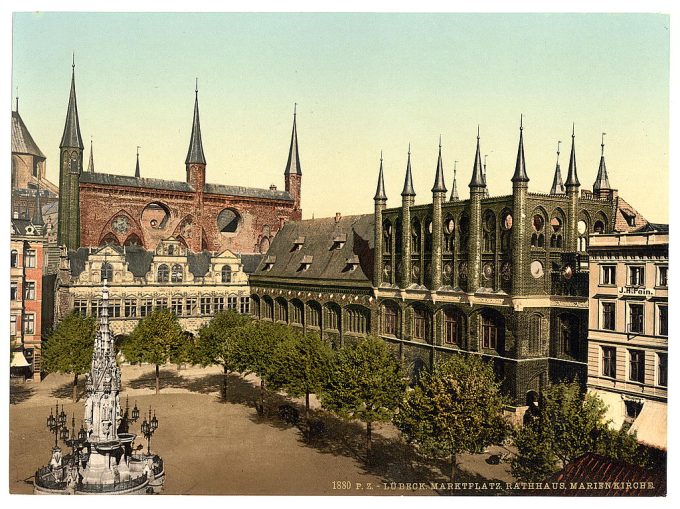 Market Place I., Lubeck, Germany