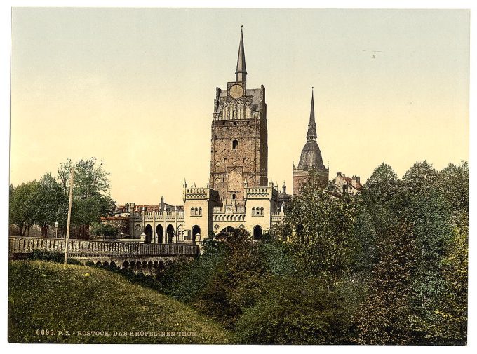 The Kroepeliner Gate, Rotstock, Mecklenburg-Schwerin, Germany