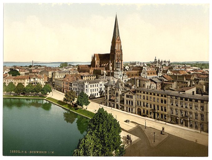 General view, Schwerin, Mecklenburg-Schwerin, Germany