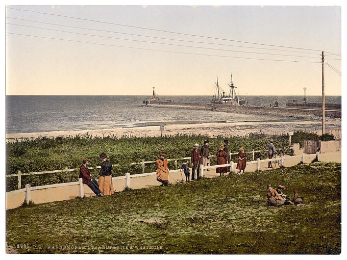 The beach, Warnemunde, Mecklenburg-Schwerin, Germany