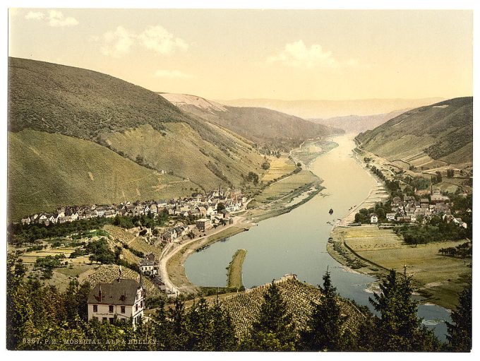 Alf and Bullay, Moselle, valley of, Germany