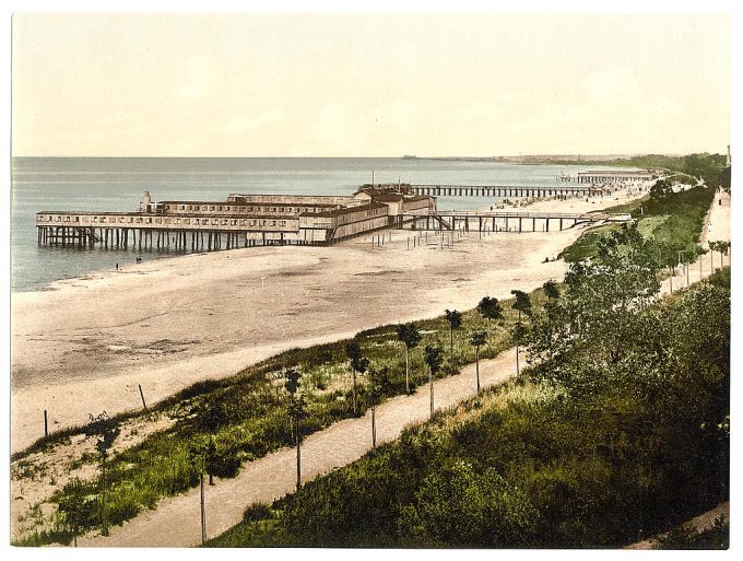 Beach, Colberg, Pommeraina, Germany (i.e.,Kolobrzeg, Poland)