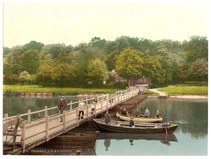 The Maikuhle, Colberg, Pommeraina, Germany (i.e, Kolobrzeg, Poland)