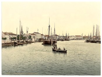 Inner harbor, Swinemunde, Pommeraina, Germany (i.e., Swinoujscie, Poland)